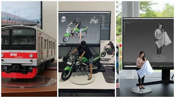 Ilustrasi Tren Miniatur AI, (Dok: Ist).