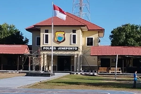 Polres Jeneponto. (Ist/kabarmakassar.com).