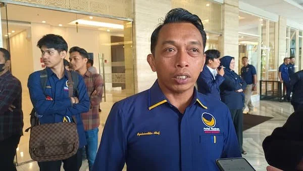 Sekretaris DPW Partai NasDem Sulsel, Syaharuddin Alrif (Dok: Sinta KabarMakassar).