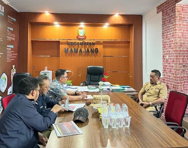 KPU Makassar saat Mengunjungi Kecamatan di Kota Makassar (Dok: Ist).