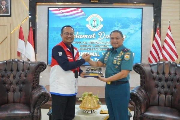 Pertamina Sulawesi dan Danlantamal VI Makassar Bahas Sinergi dan Kesiapan Energi Jelang Idulfitri (Dok : ist).