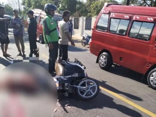 Korban kecelakaan lalu lintas di Jeneponto (Dok : Ist).