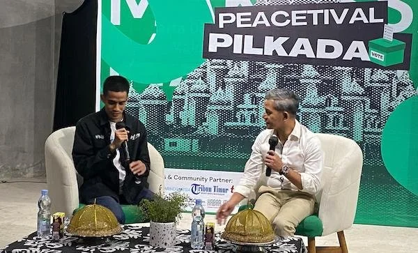 Suasana kegiatan Peactival Pilkada 2024. (Dok:Atri KabarMakassar)