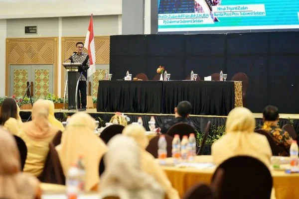 Sekprov Sulsel, Jufri Rahman di Hotel Maxone (Dok: Ist).