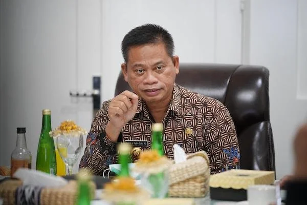 Pj Gubernur Sulsel, Prof Fadjry Djufry di Rujab Gubernur Sulsel (Dok: Ist)