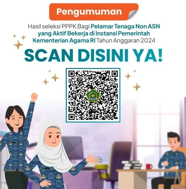Pengumuman Seleksi Administrasi Calon PPPK Kemenag Tahap 2 (Dok : Ist).
