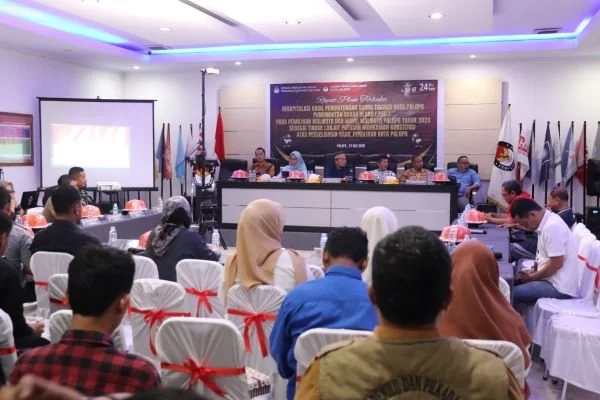 Rapat Pleno Terbuka Rekapitulasi Hasil Perhitungan Suara Tingkat Kota Palopo (Dok : Ist).