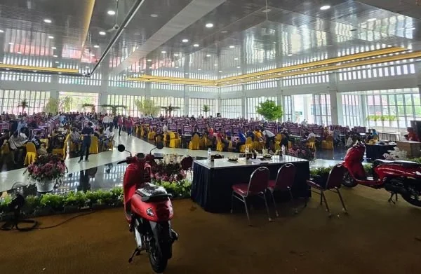 Asmo Sulsel berkolaborasi dengan Gardu Garuda Season 5 Palopo, hadirkan turnamen domino hingga mini launching Honda Scoopy (Dok: Ist)