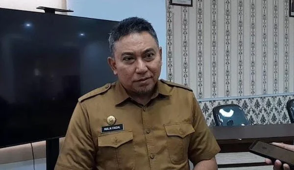Kepala Dinsos Sulsel, Abdul Malik Faisal di Kantor Dinsos Sulsel (Dok: Nofi KabarMakassar)