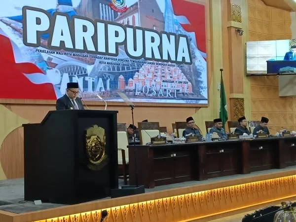 Wali Kota Makassar, Munafri Arifuddin Memaparan RPJMD 2025-2029, (Dok: Sinta Kabar Makassar).