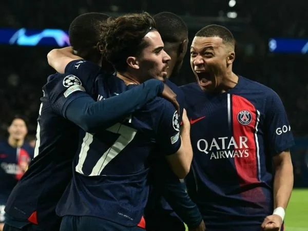 PSG setelah menang tipis 1-0 atas Angers (Dok : Int).