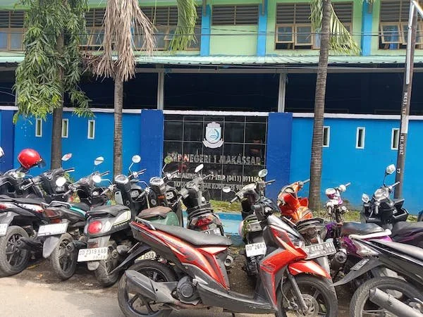 Suasana SMP N 1 Kota Makassar, (Dok: Sinta KabarMakassar).