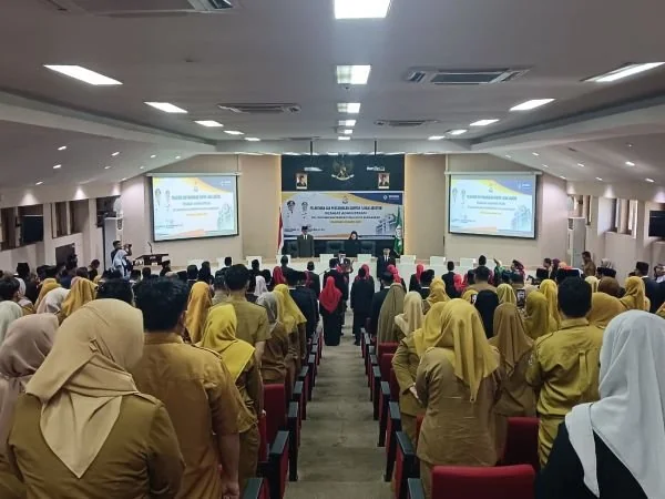 Suasana Pelantikan (Dok: Sinta KabarMakassar).