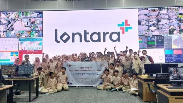 SMP Bosowa School Field Trip ke Diskominfo Makassar. (Dok: Ist)