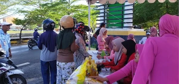 lokasi gerakan pangan murah di Selayar (Dok:Ist)