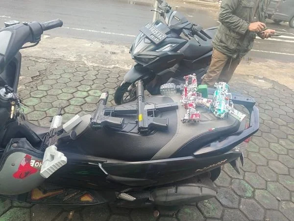 Penampakan Senapan Mainan yang Marak di Masyarakat (Dok: Ist).