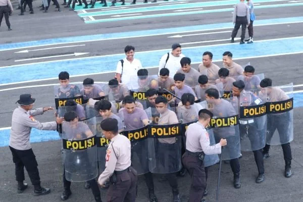 Polres Bulukumba gelar latihan Dalmas persiapan pengamanan Pilkada (Dok : Ist).
