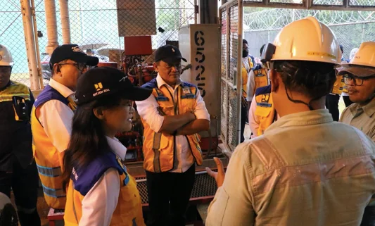 Anggota Dewan SDA Nasional berdiskusi dengan perwakilan PT Vale Tbk