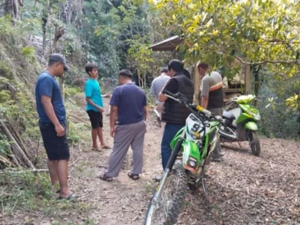 Polres Luwu saat menggelar Olah TKP (Dok : Ist).