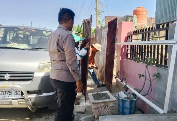 Dugaan Penyerobotan Lahan Milik Lansia di Jeneponto Disaksikan Polisi. (Dok: Ist)