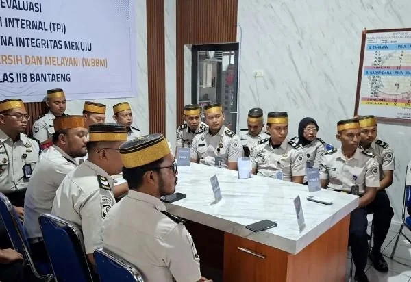 Desk Evaluasi Tim Penilai Internal (TPI) Inspektorat Jenderal Kementerian Imigrasi dan Pemasyarakatan. (Dok: Ist)