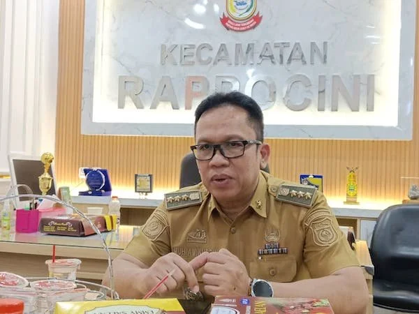 Camat Rappocini, Muhammad Aminuddin (Dok: Sinta KabarMakassar).