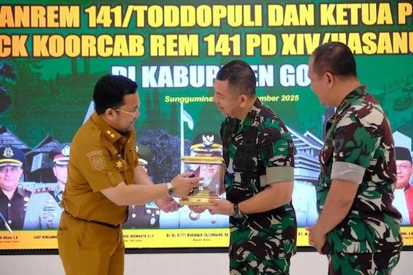 Kunjungan Kerja Komandan Korem 141/Toddopuli, Brigjen TNI Andre Clift Rumbayan, (Dok: Ist).