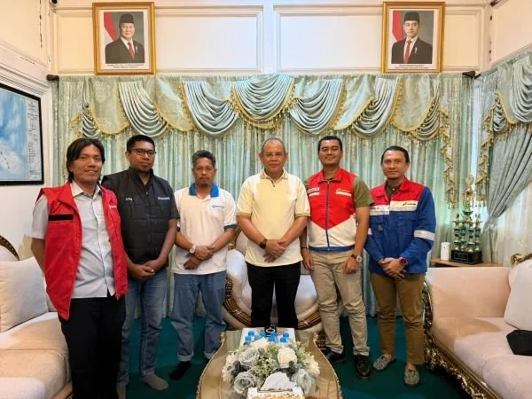 Pertamina Patra Niaga Regional Sulawesi bersama Wali Kota Baubau guna membahas kesiapan pasokan serta kelancaran operasional penyaluran BBM. (Dok: Ist)