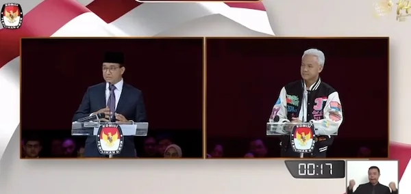 Anies Baswedan dan Ganjar Pranowo