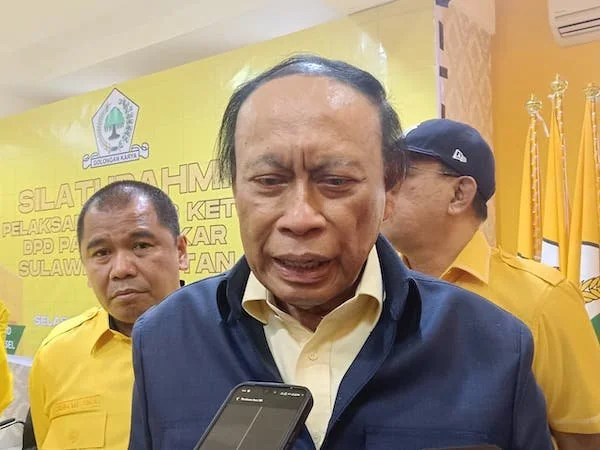 Pelaksana Tugas (Plt) Ketua DPD I Partai Golkar Sulsel, Muhidin Mohammad Said, (Dok: Sinta KabarMakassar).
