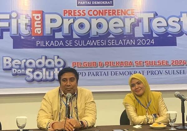 Chaidir Syam dan Suhartina Bohari, Bakal Calon Bupati dan Wakil Bupati Maros. (Dok : Andi Yusril KabarMakassar)..