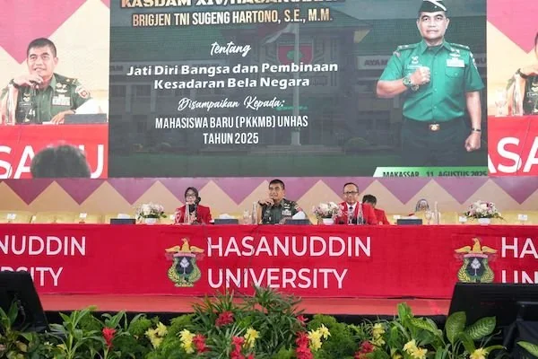 Kepala Staf Komando Daerah Militer (Kasdam) XIV/Hasanuddin, Brigjen TNI Sugeng Hartono. Dok. Ist