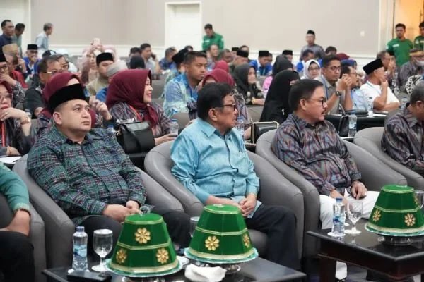 Wali Kota Makassar, Munafri Arifuddin saat Mubes ke-VIII Dewan Pimpinan Pusat Kerukunan Keluarga Daerah Barru DPP-KKDB, (Dok: Ist)