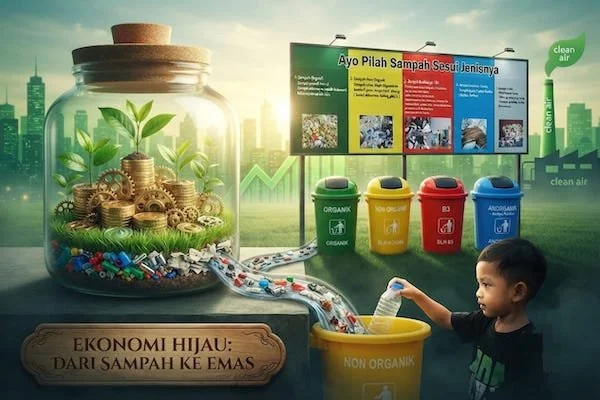 Ilustrasi Pilah Sampah (Dok: Ist).