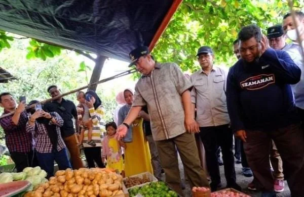 Pj Sekretaris Daerah Kabupaten Gowa, Abdul Karim Dania usai mendampingi Pj Gubernur Sulawesi Selatan.