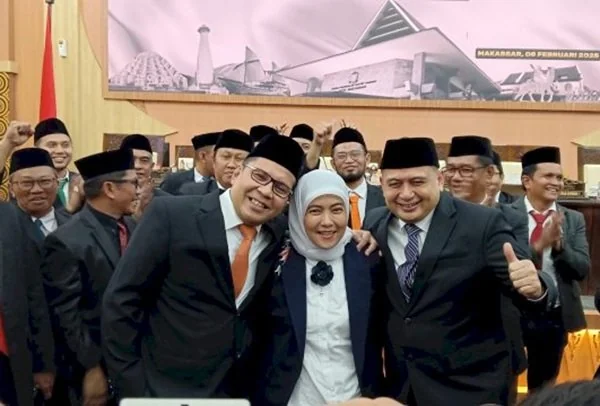 Wali Kota Munafri Arifuddin dan Wakil Wali Kota Aliyah Mustika Ilham, serta Mohammad Ramdhan 'Danny' Pomanto, yang menjabat pada periode 2021–2024, (Dok: Sinta Kabar Makassar).