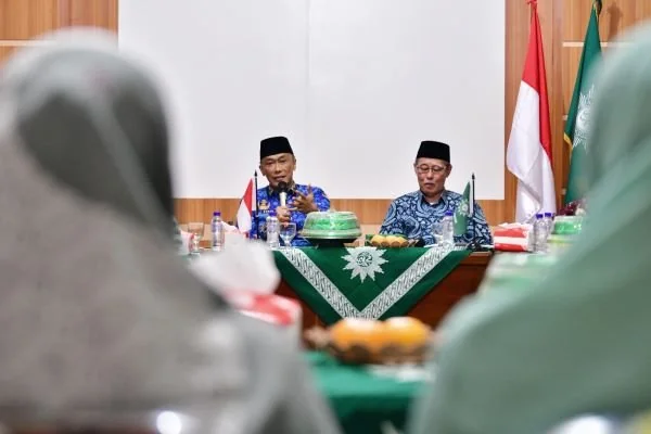 Penjabat Gubernur Sulsel, Prof Zudan Arif Fakrulloh juga bersilaturahmi bersama Pimpinan Wilayah Muhammadiyah Sulsel, di Pusat Dakwah Muhammadiyah.