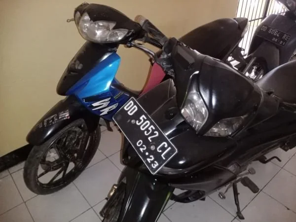 Barang bukti kendaraan hasil curanmor (Dok : Ist).