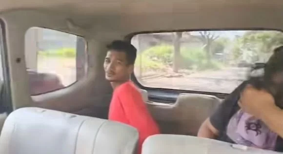 tangkapan layar maling hp yang viral BAB di celana usai ditangkap (Dok: Ist)