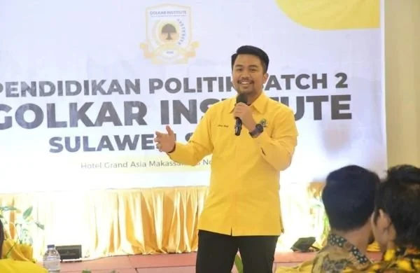 Sekretaris Angkatan Muda Partai Golkar Sulawesi Selatan, Zulham Arief.