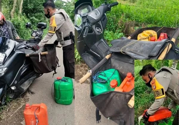 Jergen yang berisi Ballo yang berhasil diamankan aggota Polres Bulukumba (Dok : Ist).