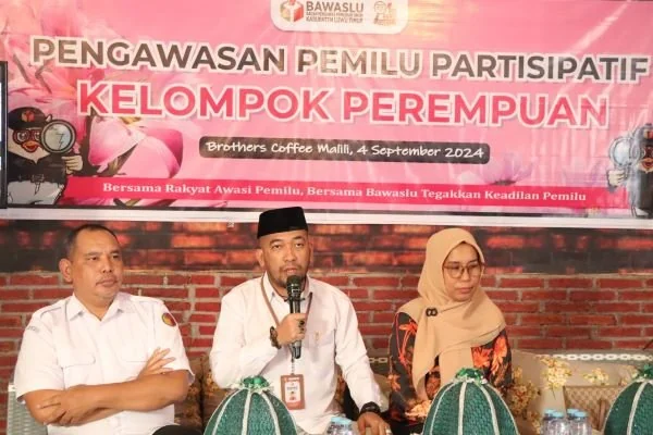 Koordinator Divisi Hukum, Pencegahan, Partisipasi Masyarakat dan Humas Bawaslu Kabupaten Luwu Timur (Dok : Ist).