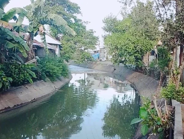 Penampakan Kanal yang Sudah Dibersihkan (Dok: Ist).