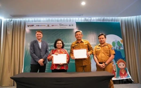 Pj Sekprov Sulsel, Andi Muhammad Arsjad pada Sosialisasi dan Market Sounding Percontohan Pengadaan Barang/Jasa Pemerintahan yang Berkelanjutan untuk Provinsi Sulsel (Dok: ist).