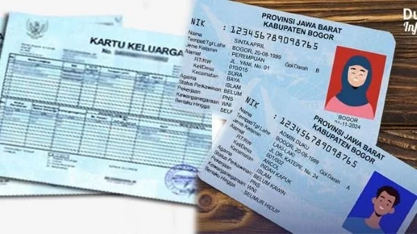 Ilustrasi KTP dan KK (Dok: Ist).