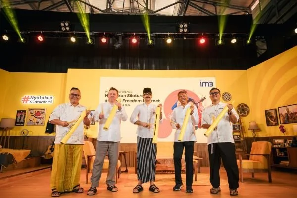 Suasana peluncuran kampanye Ramadhan IM3 "Nyatakan Silaturahmi dengan Freedom Internet".