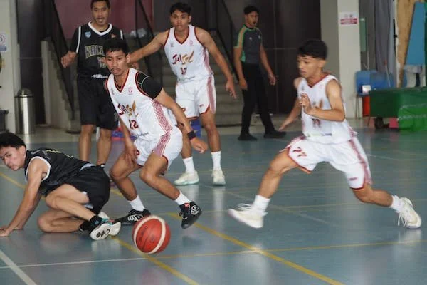 Tim basket putra Sulsel di Pornas Korpri XVII Palembang (dok. Ist)