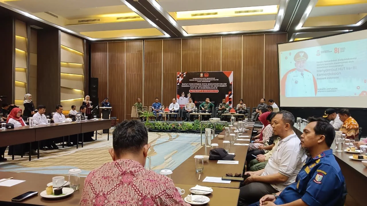 Wali Kota Makassar Munafri Arifuddin saat Rakor (Dok: KabarMakassar).