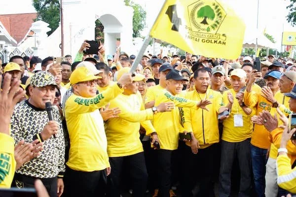 Puncak HUT Partai Golkar di Bone (Dok: Ist).