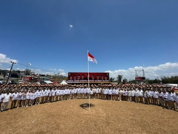500 Laskar Gerindra Sulsel (Dok: Ist)